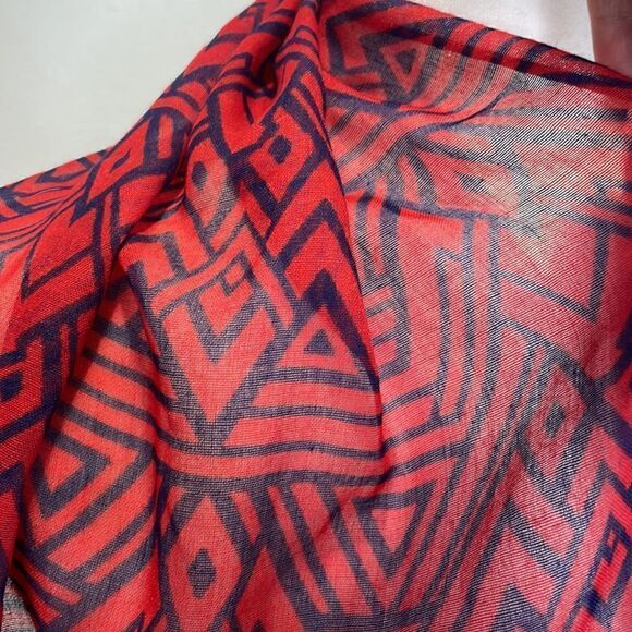 Boho Aztec Infinity Scarf - Picture 4 of 6